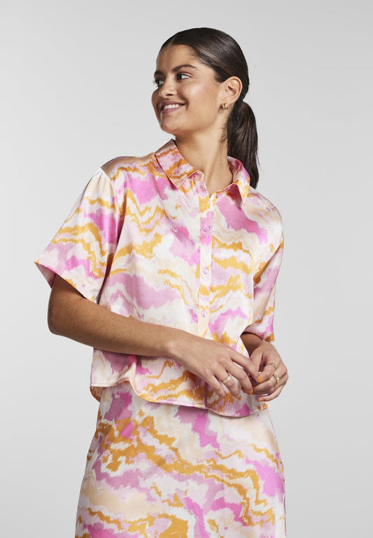 Pieces KERRA - Hemdbluse - Pink Lady