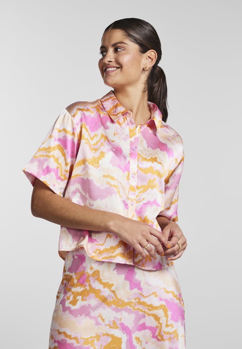 Pieces KERRA - Hemdbluse - Pink Lady