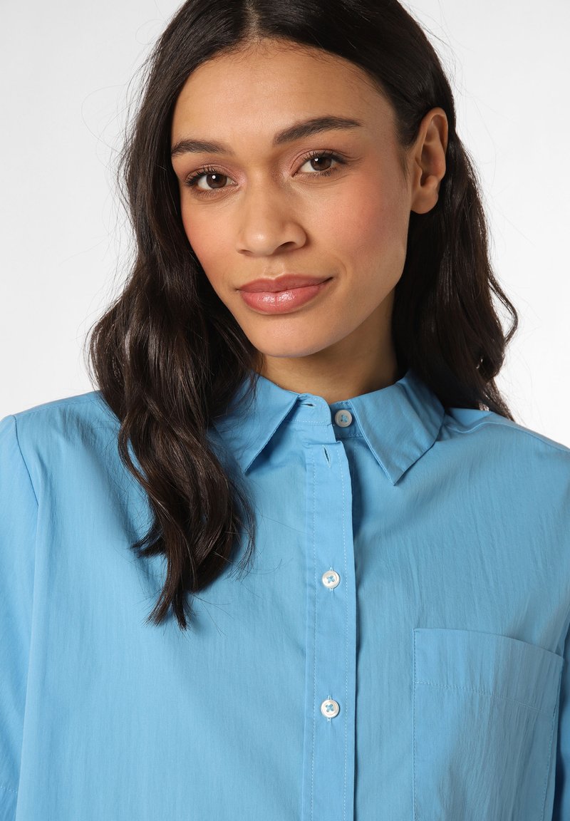 Marie Lund Hemdbluse - Blau