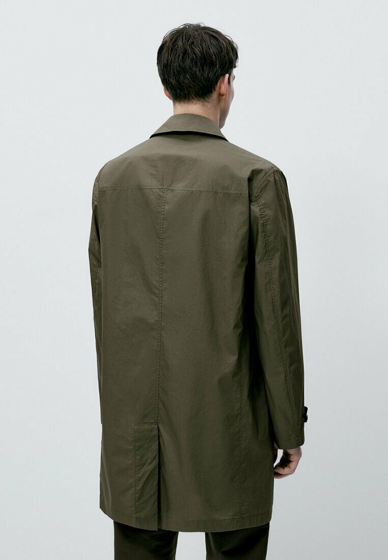 Massimo Dutti LIGHT TECHNICAL - Kurzmantel - Khaki