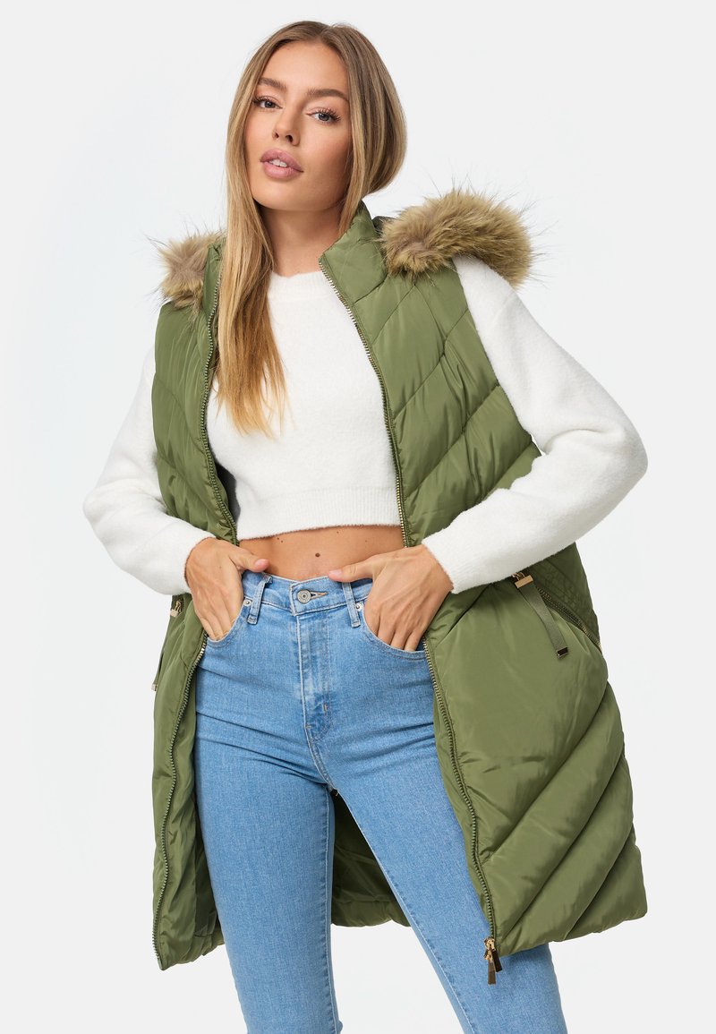 Threadbare PIRE PREMIUM - Weste - Khaki