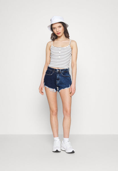 Noisy May Petite NMDREW - Jeans Shorts - Light Blue Denim