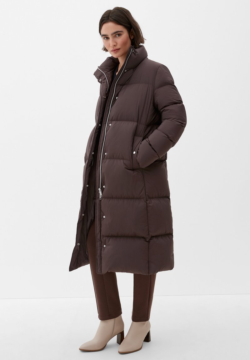 S.Oliver BLACK LABEL MANTEL - Daunenmantel - Brown