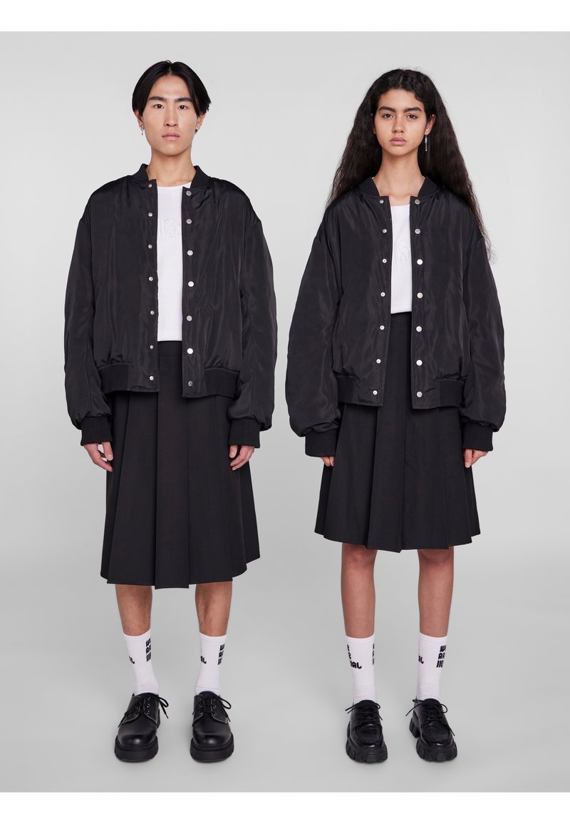  BOB JACKET UNISEX - Bomberjacke - Black