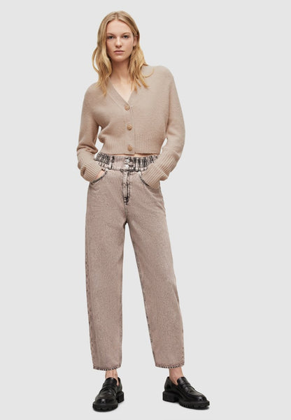 AllSaints WICK CO - Strickjacke - Beige