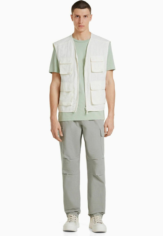 BERSHKA STOPPERS - Cargohose - Grey