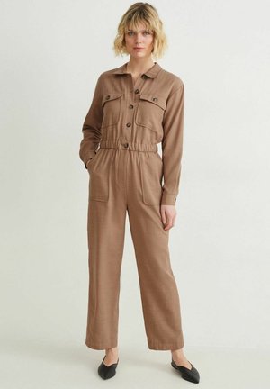 Next STYLE BELTED STANDARD - Jumpsuit - Khaki Green