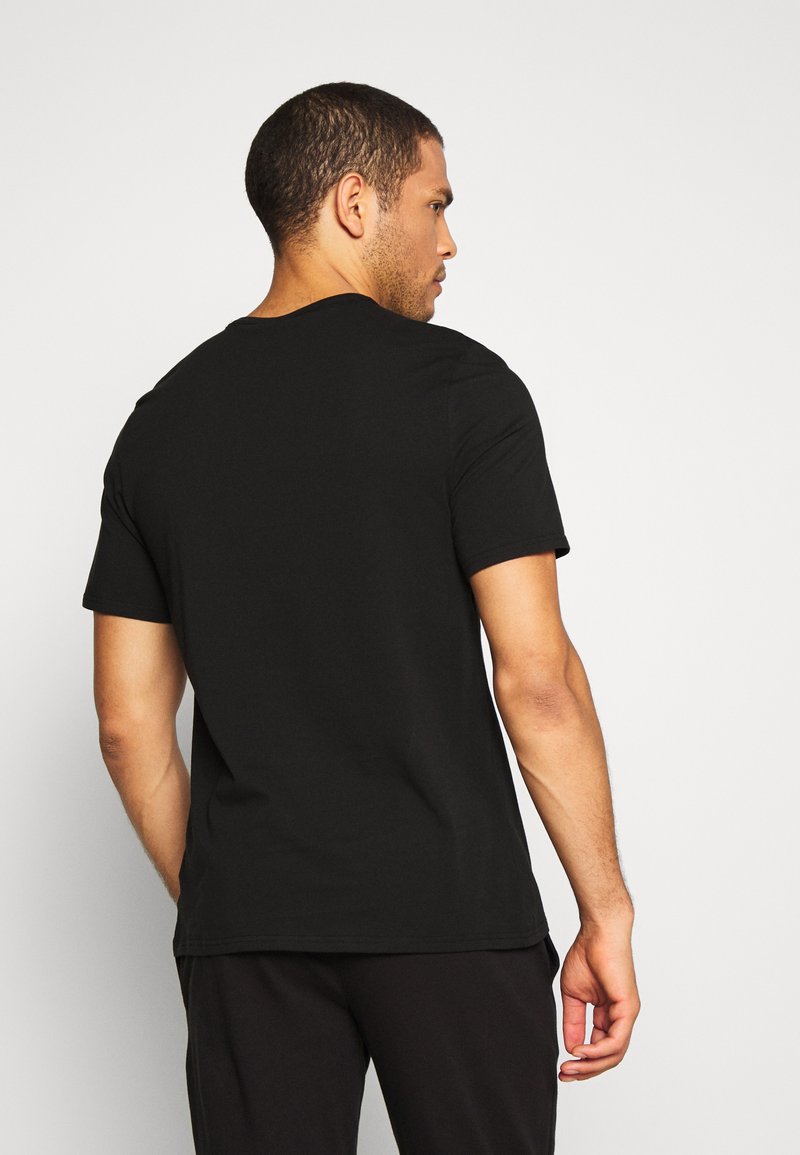 CALVIN KLEIN UNDERWEAR GRAPHIC TEES CREW NECK - Nachtwäsche Shirt - Black