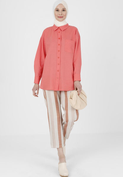  Hemdbluse - Coral