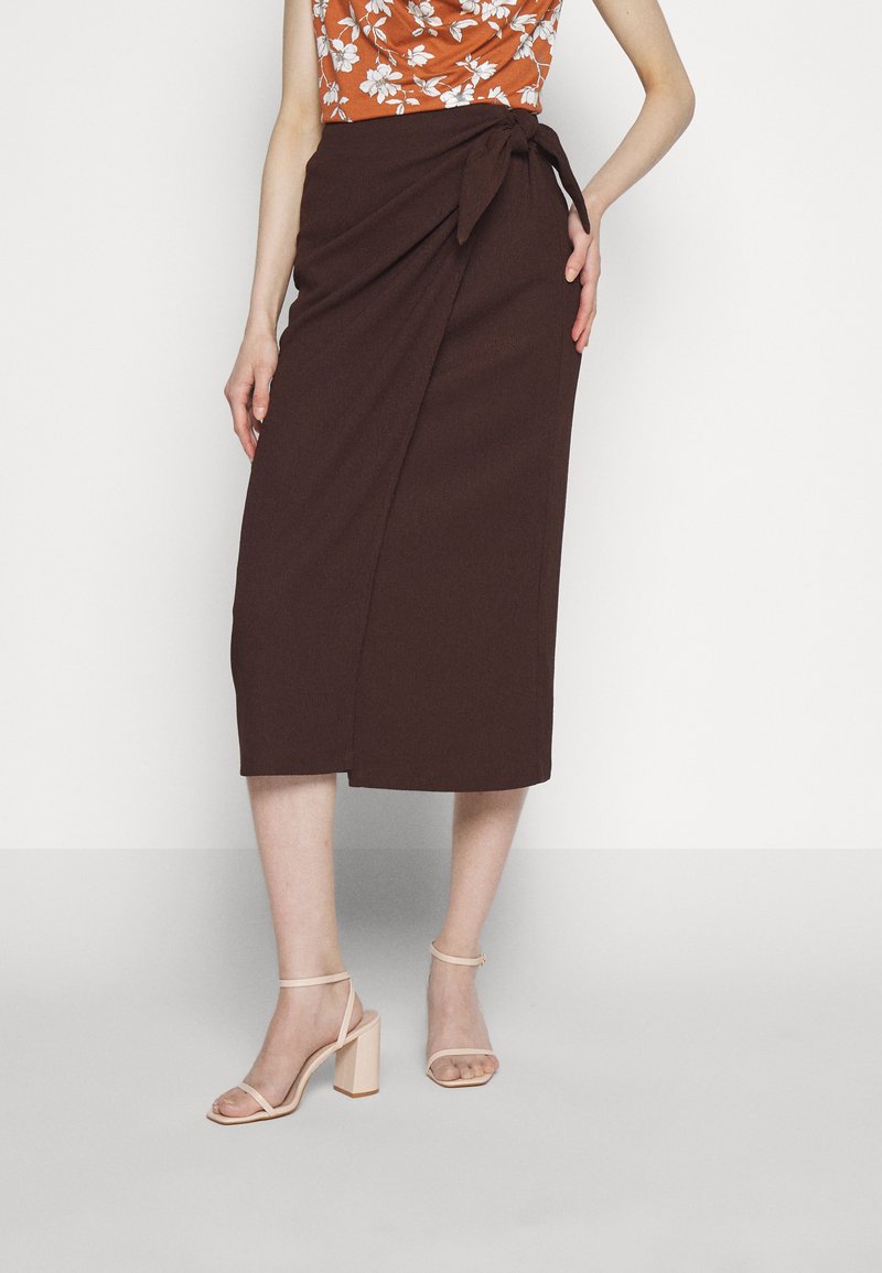 Anna Field A-Linien-Rock - Brown