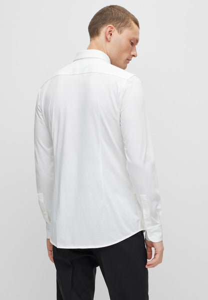 Boss Slim Fit Langarm - Businesshemd - White