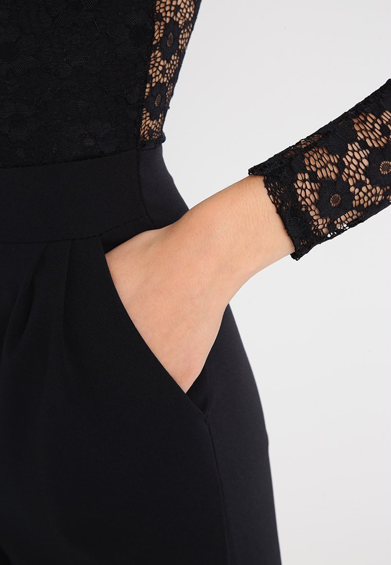 Wal G BLAKE LONG SLEEVE - Jumpsuit - Black