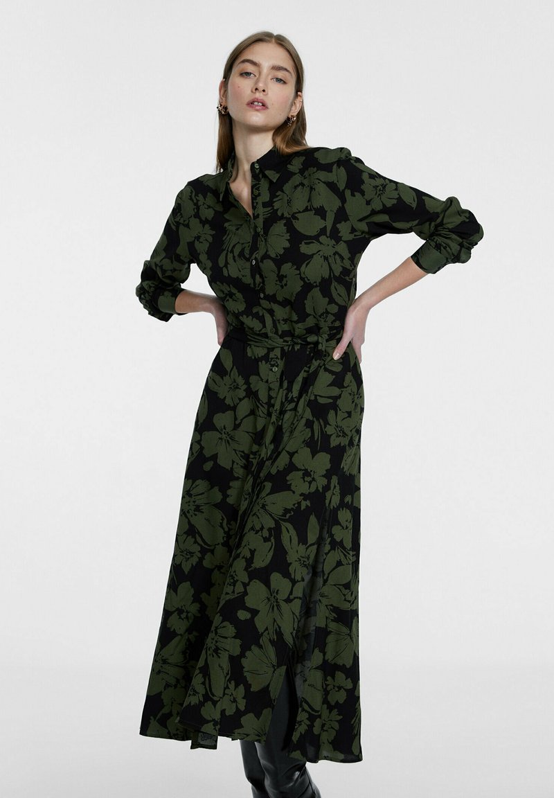 Stradivarius Blusenkleid - Khaki