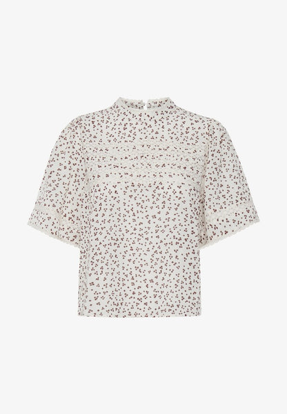  IRDESIREE SS - Bluse - Birch