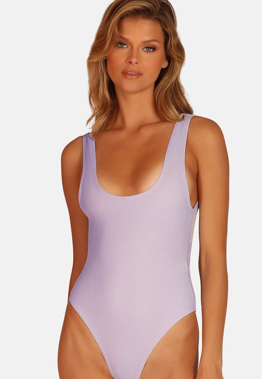 OW Collection HANNA - Badeanzug - Purple