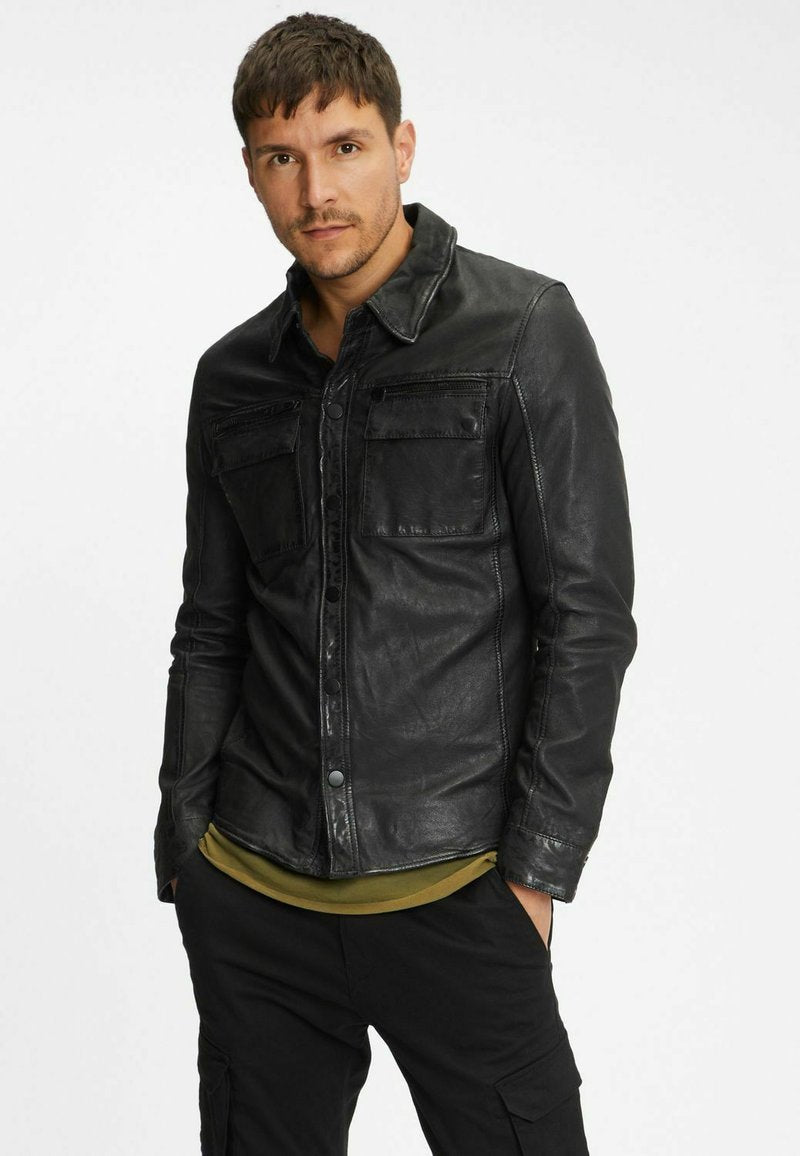 GIPSY G2MBEITH SF LASV - Lederjacke - Black