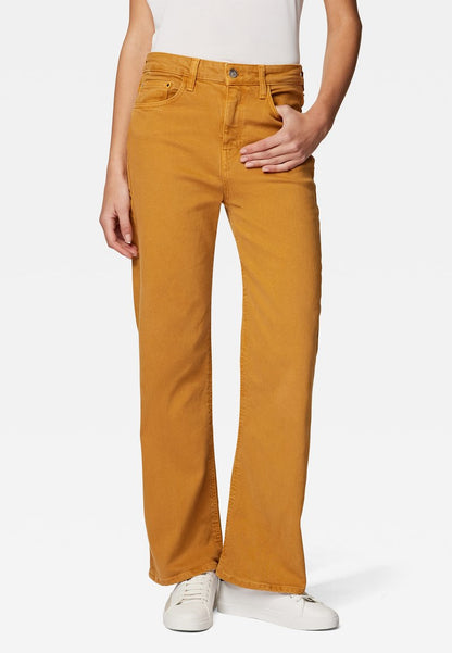 Mavi VICTORIA - Jeans Bootcut - Mustard Str