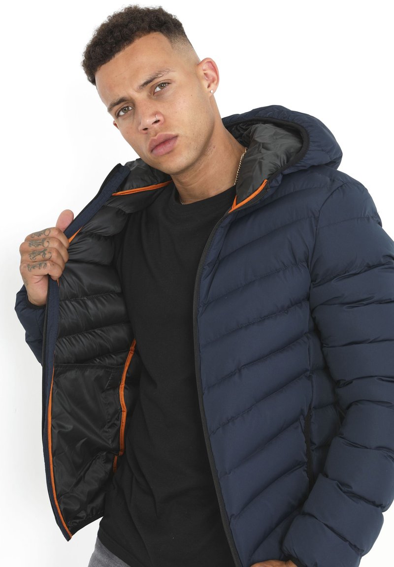BRAVE SOUL GRANTPLAIN - TRANSITIONAL JACKET SLIM FIT - Übergangsjacke - Blau