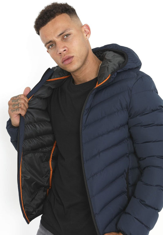 BRAVE SOUL GRANTPLAIN - TRANSITIONAL JACKET SLIM FIT - Übergangsjacke - Blau