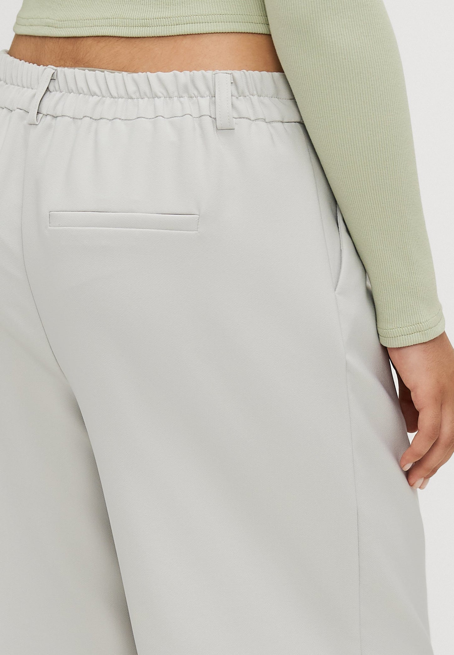 ONLY Petite ONLLANDO WIDE PLEAT - Trousers - Harbor Mist