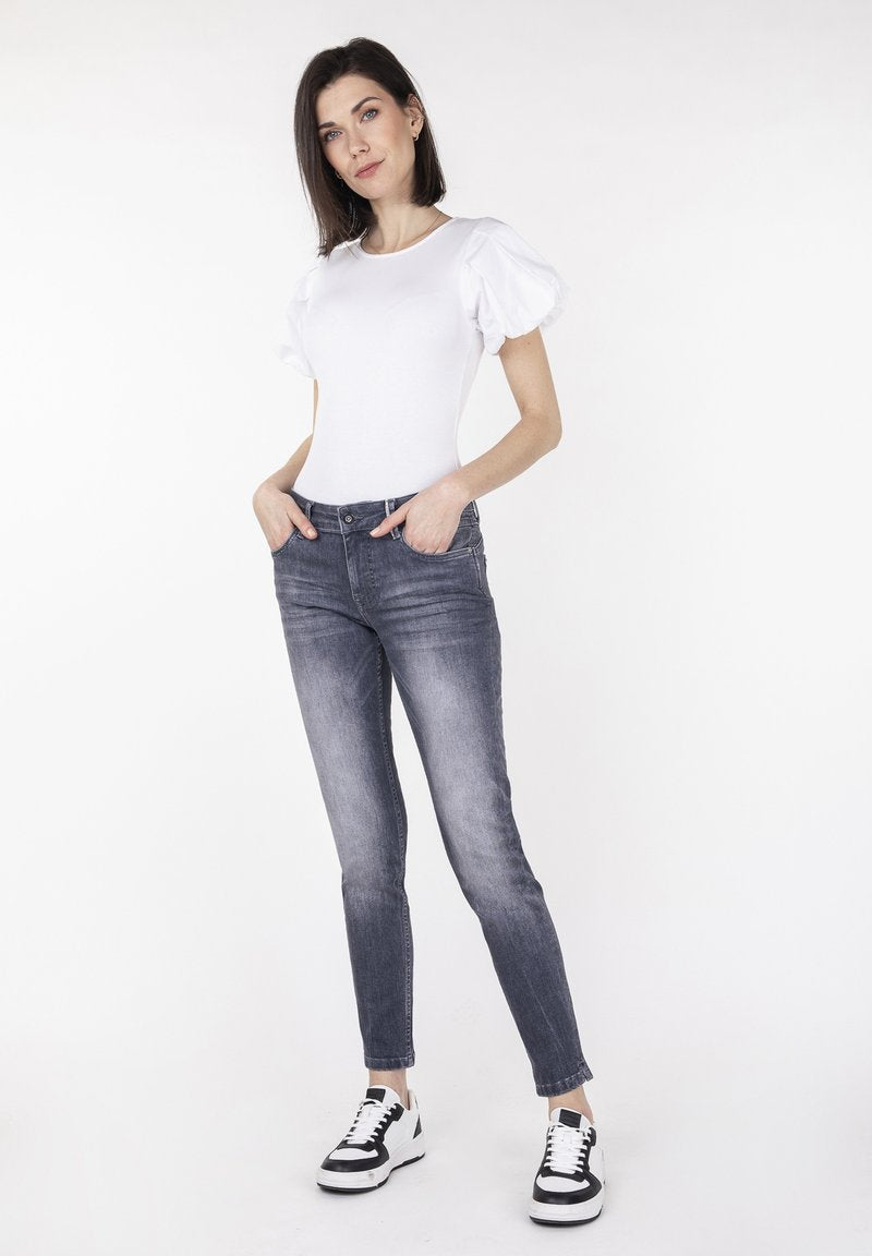  ALICIA - Jeans Slim Fit - Grey Used