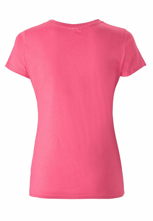 Logoshirt PRINT DC COMICS WONDER WOMAN STARS - T-Shirt Print - Pink