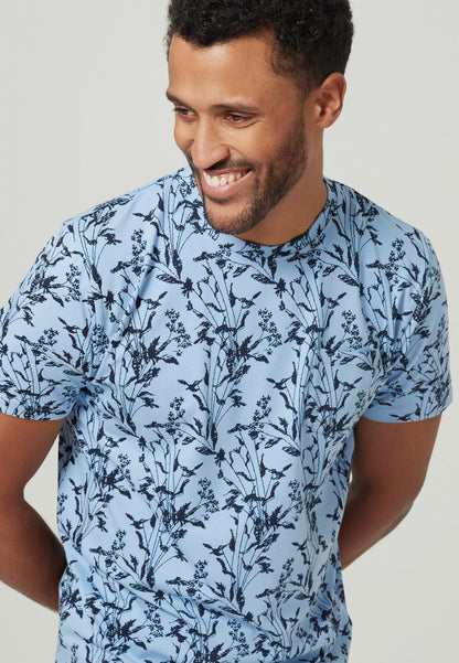  PICK SOMEBODY UP - - T-Shirt Print - Light Blue