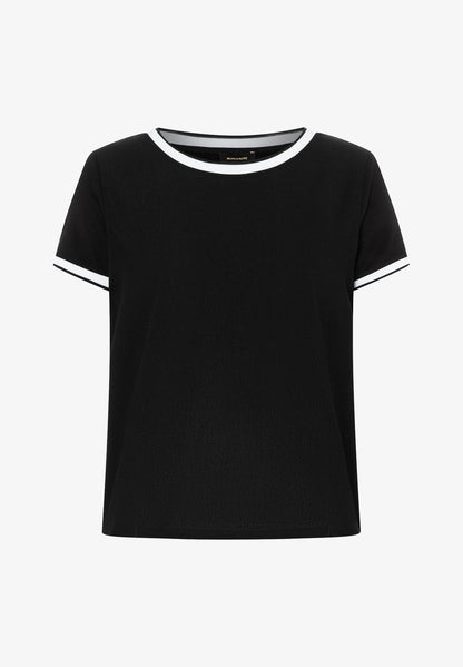 MORE&MORE MIT KONTRASTABSCH - Bluse - Schwarz