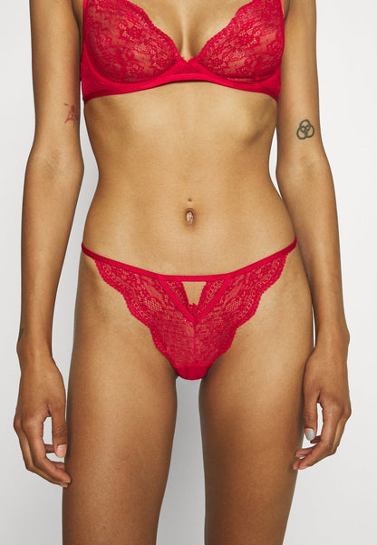 ISABELLE HIGH LEG BRASILIAN - Slip - Red