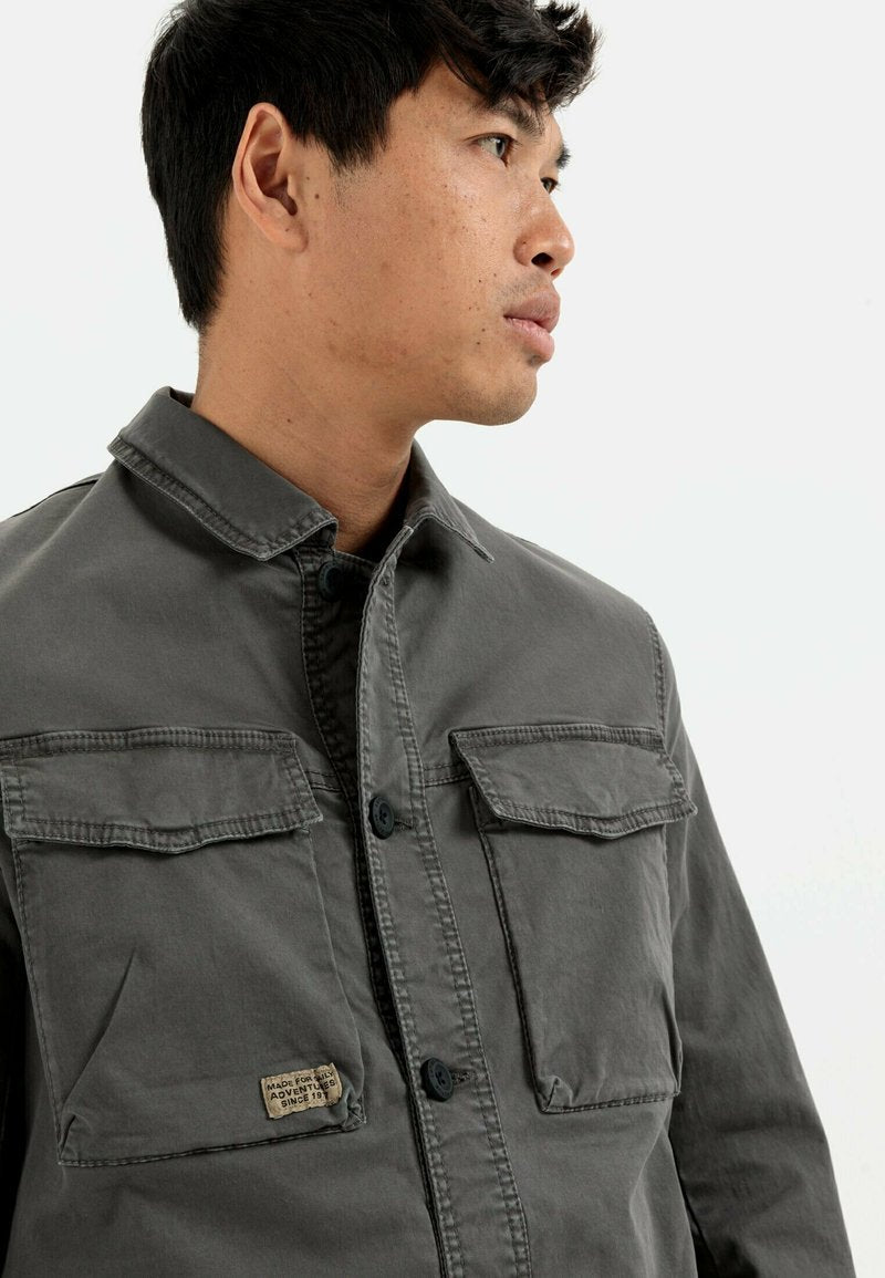 Camel Active INDOOR REGULAR FIT - Leichte Jacke - Shadow Grey