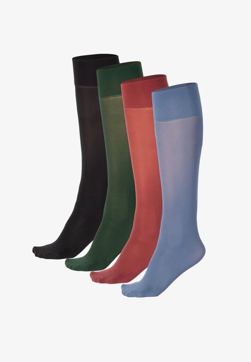  OPAQUE KNEE-HIGH SOCKS - 40 DEN - Kniestrümpfe - Garnet Red Blue Jeans Forest Green Black