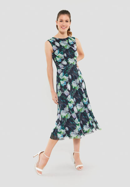 SWING Freizeitkleid - Navy Multi
