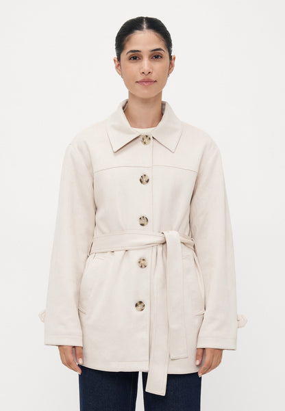ONLY Petite ONLDIANE LIFE COAT - Short Coat - Pumice Stone