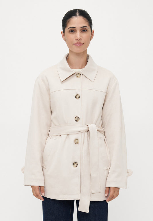 ONLY Petite ONLDIANE LIFE COAT - Short Coat - Pumice Stone