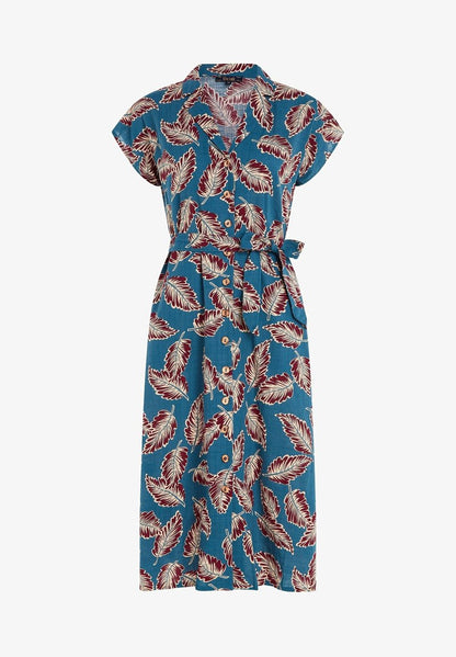 King Louie IRENE DOMINICA - Blusenkleid - Orient Blue