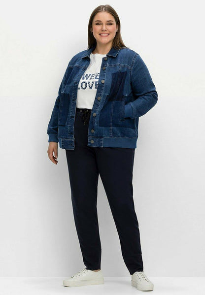 Sheego Jeansjacke - Blue Denim