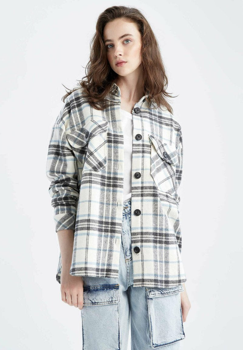 DeFacto Leichte Jacke - Blue