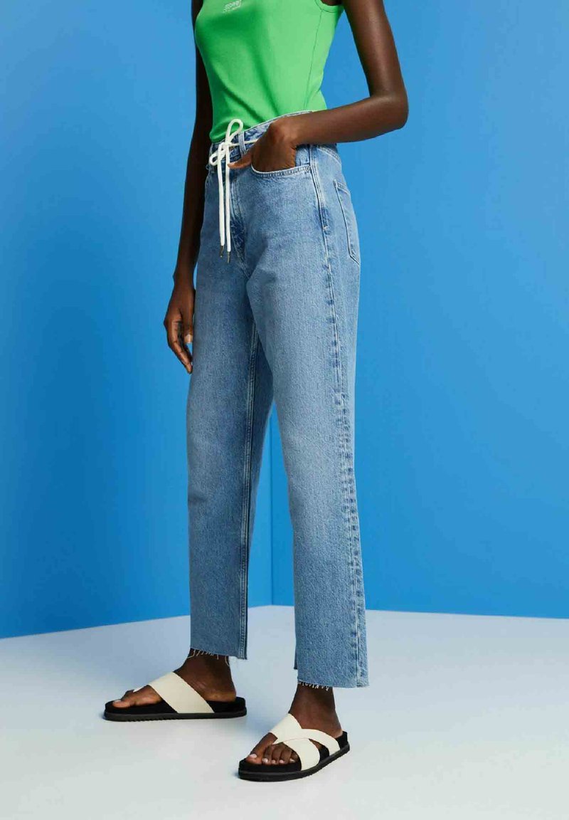 ESPRIT SUS DAD - Jeans Straight Leg - Blue Light Washed