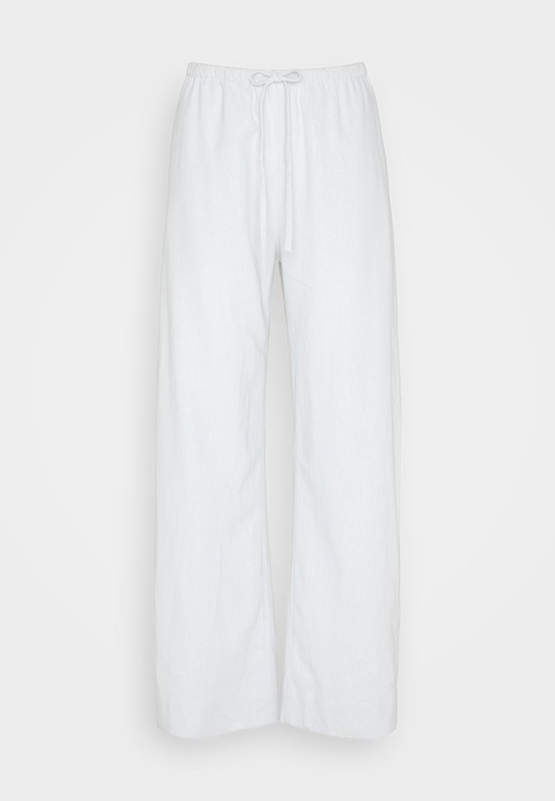 WEEKDAY MIA TROUSERS - Stoffhose - Blue Dusty Light