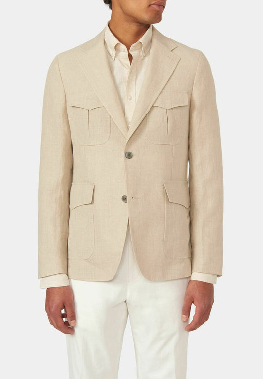 Oscar Jacobson FRISO SAFARI SOFT - Sakko - Natural Beige