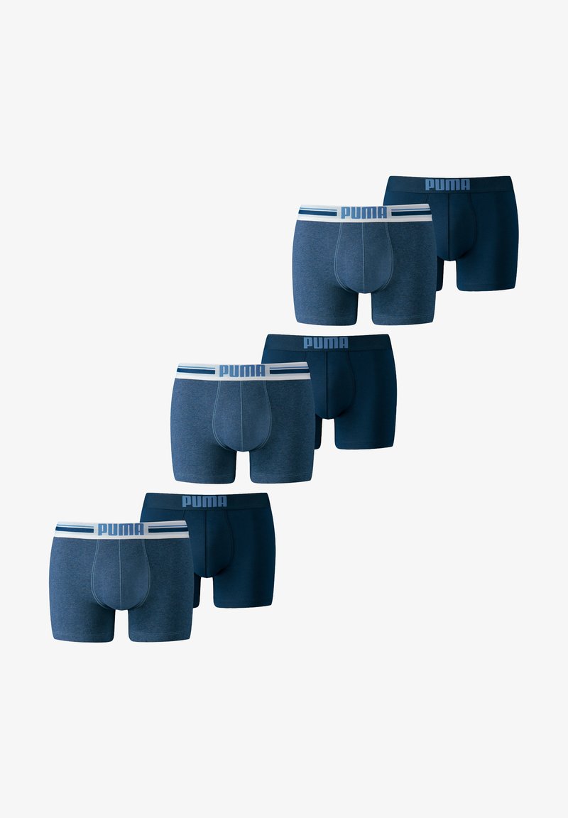 Puma 6ER PACK - Boxershorts - Black/denim