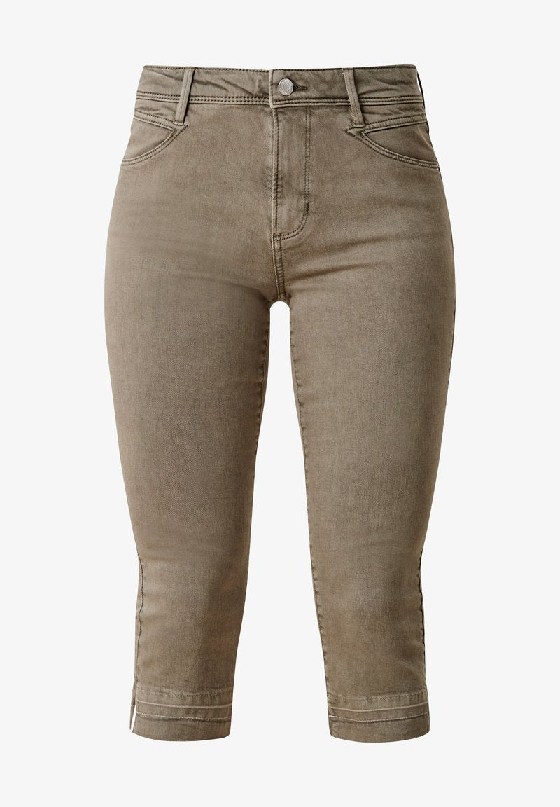 S.Oliver Jeans Shorts - Light Green Stretc