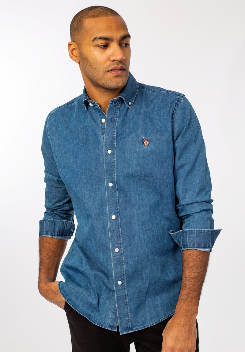 U.S. Polo Assn. CRAIG - Hemd - Denim Light
