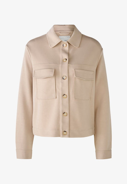 Oui IN VERKÜRZTER LÄNGE - Leichte Jacke - Stone