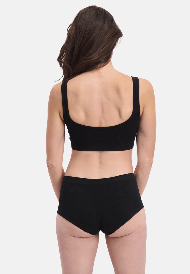 Bamboo Basics 2 PACK – SEAMLESS HIPSTER - Slip - Black