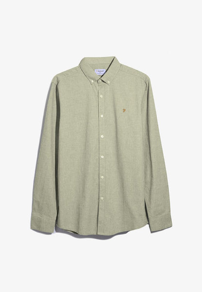 Farah STEEN - Hemd - Moss Green