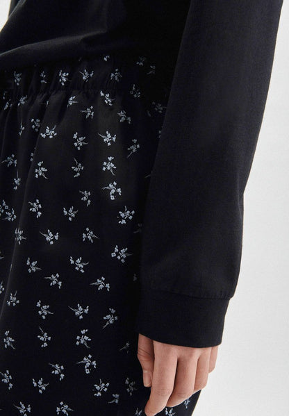 Seidensticker Nachtwäsche Hose - Black Flower