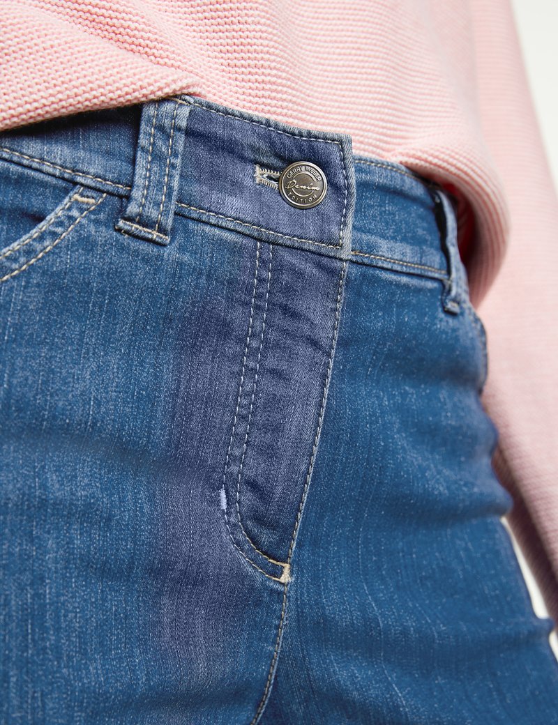 Gerry Weber LANG 5 POCKET BEST4ME - Jeans Slim Fit - Blue