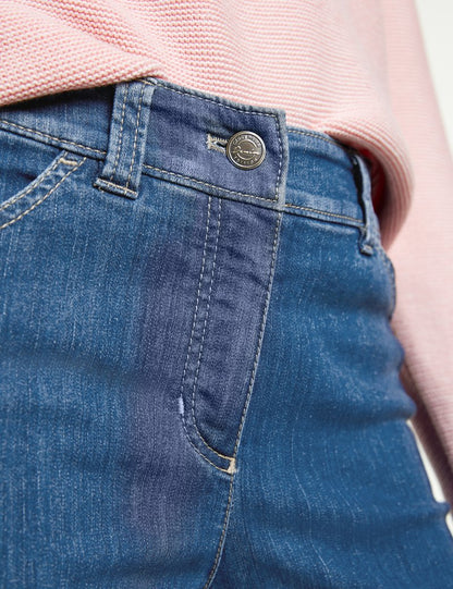 Gerry Weber LANG 5 POCKET BEST4ME - Jeans Slim Fit - Blue