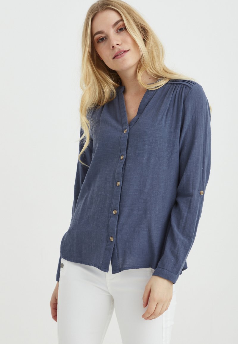 Fransa Hemdbluse - Vintage Indigo